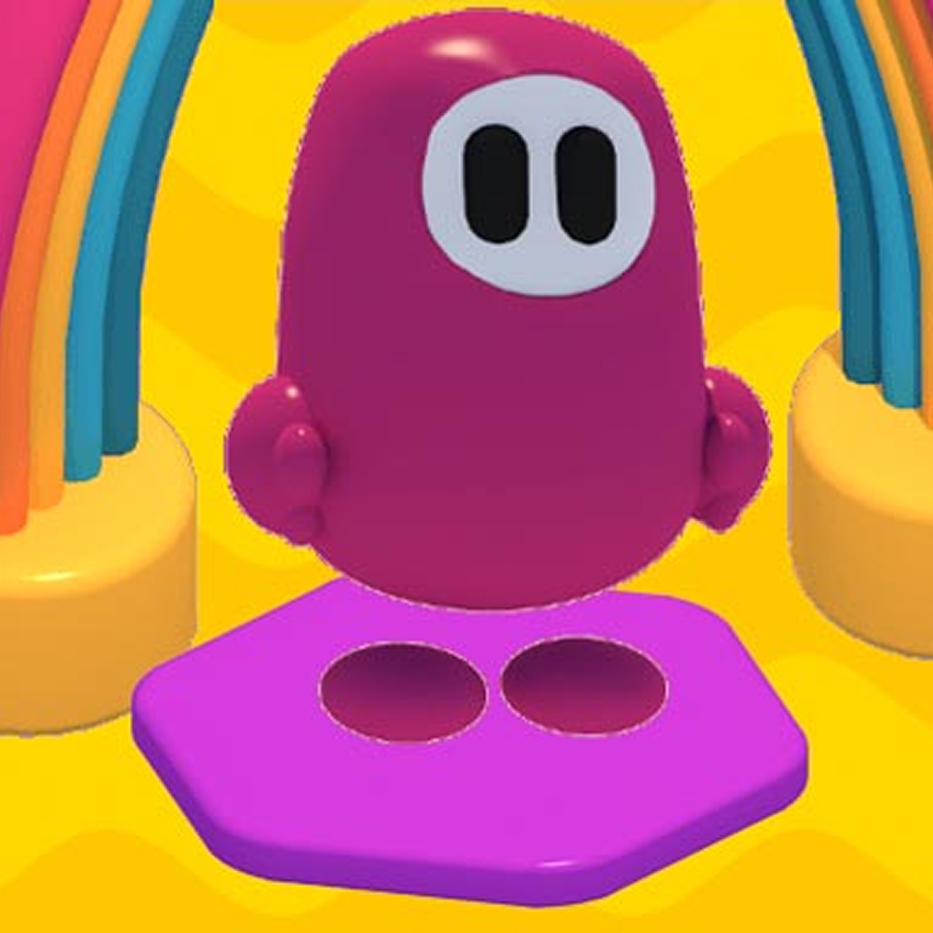 Play Fall Beans - Free Online Multiplayer Obstacle Course Game | VGINIUS